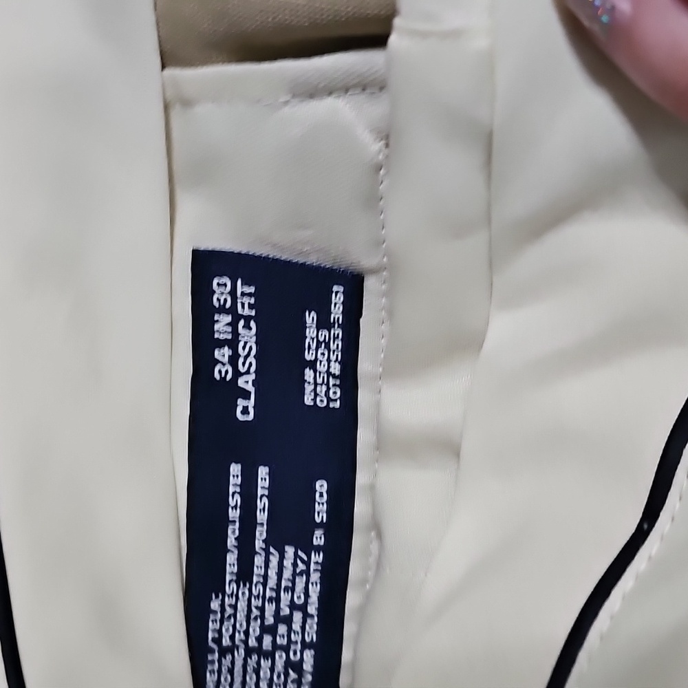 C3🔹️Stafford Tan Suit 3pc Set - Picture 10 of 11